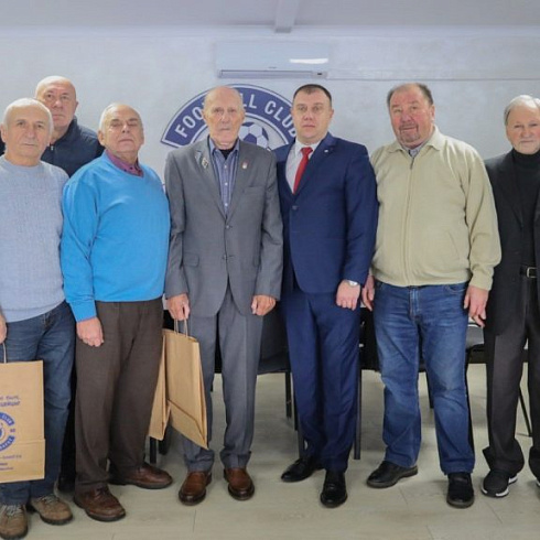 Встреча руководства футбольного клуба «Динамо-Брест» с ветеранами футболистами Брестчины