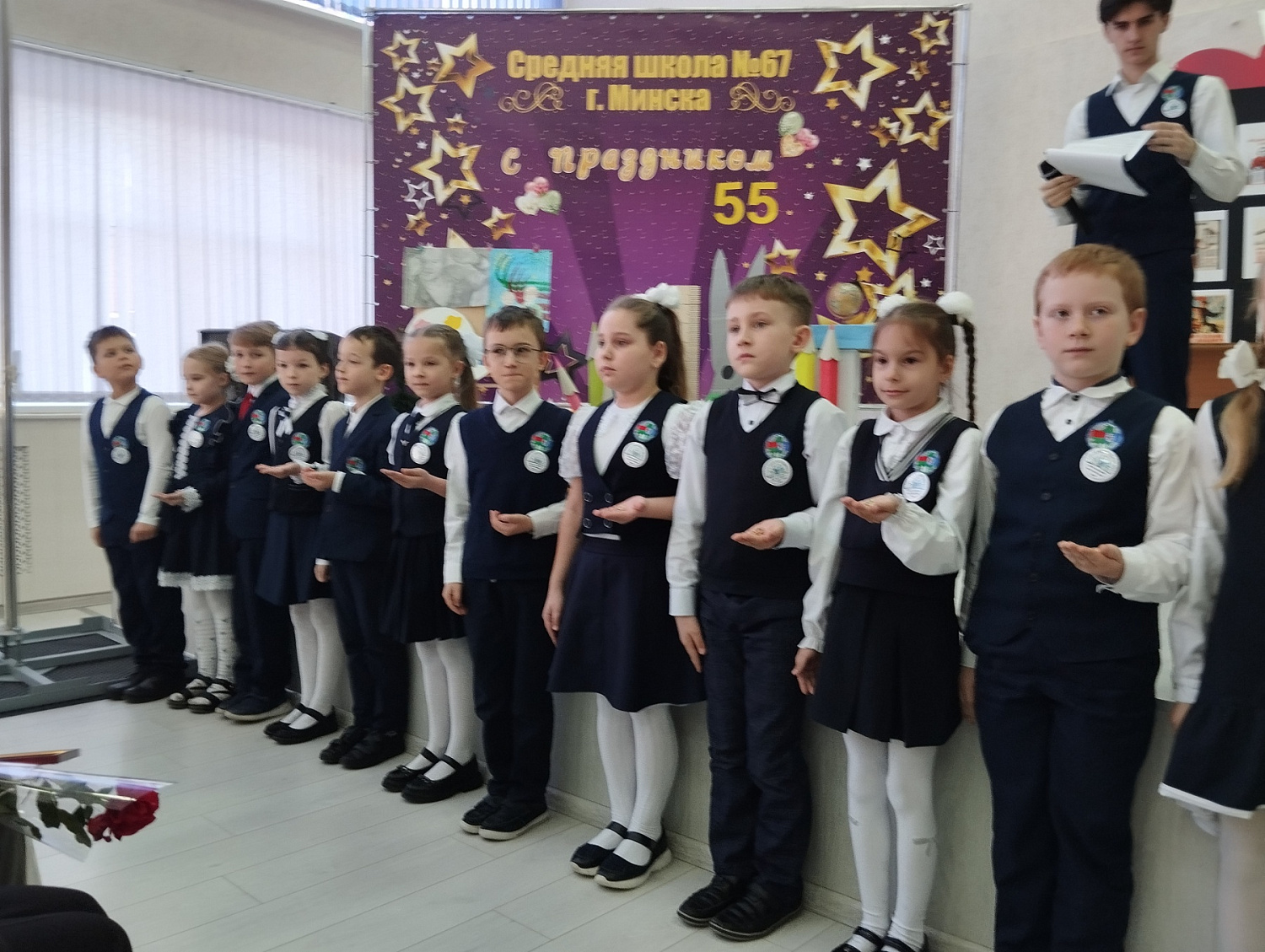 Торжественное мероприятие, посвященное 55-летию со дня основания батальона белорусских орлят