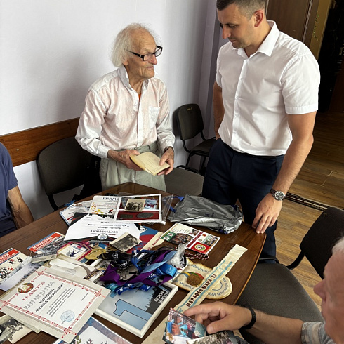 Чествование ветерана БОО «Ветераны ФК и С»- Курковича Леонида Васильевича